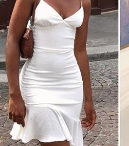 Women's Street Sexy V Neck Sleeveless Sun Dress